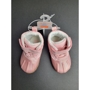 Baby Girls Carter's Boots Size 3 Pink Rose Gold Shoes NWT